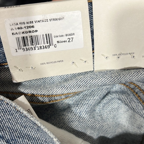 AGOLDE Lana Vintage Straight Leg Jean - Picture 4 of 12